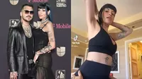 Cazzu volvió a mostrar su embarazo con sexy baile a Christian Nodal