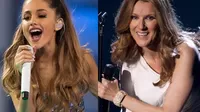 Celine Dion elogió a Ariana Grande por su espectacular imitación