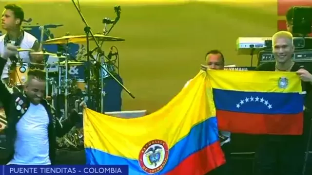 Chino y Nacho se reconciliaron durante el concierto 'Venezuela Aid Live'