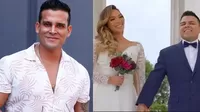 Christian Domínguez felicitó a su expareja Isabel Acevedo por su matrimonio