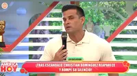 Christian Domínguez se despidió de ‘América Hoy’ tras infidelidad a Pamela Franco