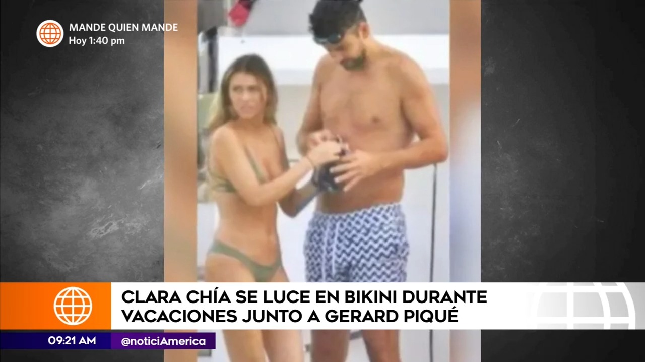 Clara Chía y Piqué se olvidan de problemas con Shakira en Croacia / Lecturas