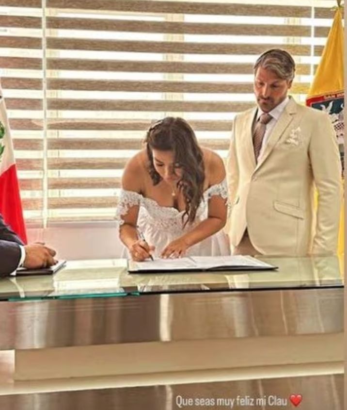 La boda de Claudia Po-rtocarrero con el ciudadano holandés Michael Witkamp / Instagram