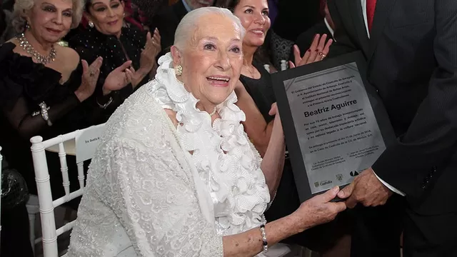 La primera actriz Beatriz Aguirre murió a los 94 años este fin de semana