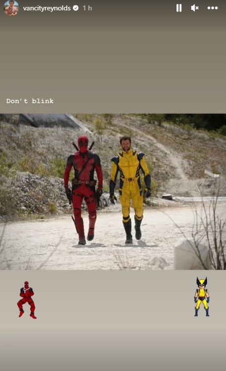 Ryan Reynolds difundió la foto de Wolverine con icónico traje / Instagram