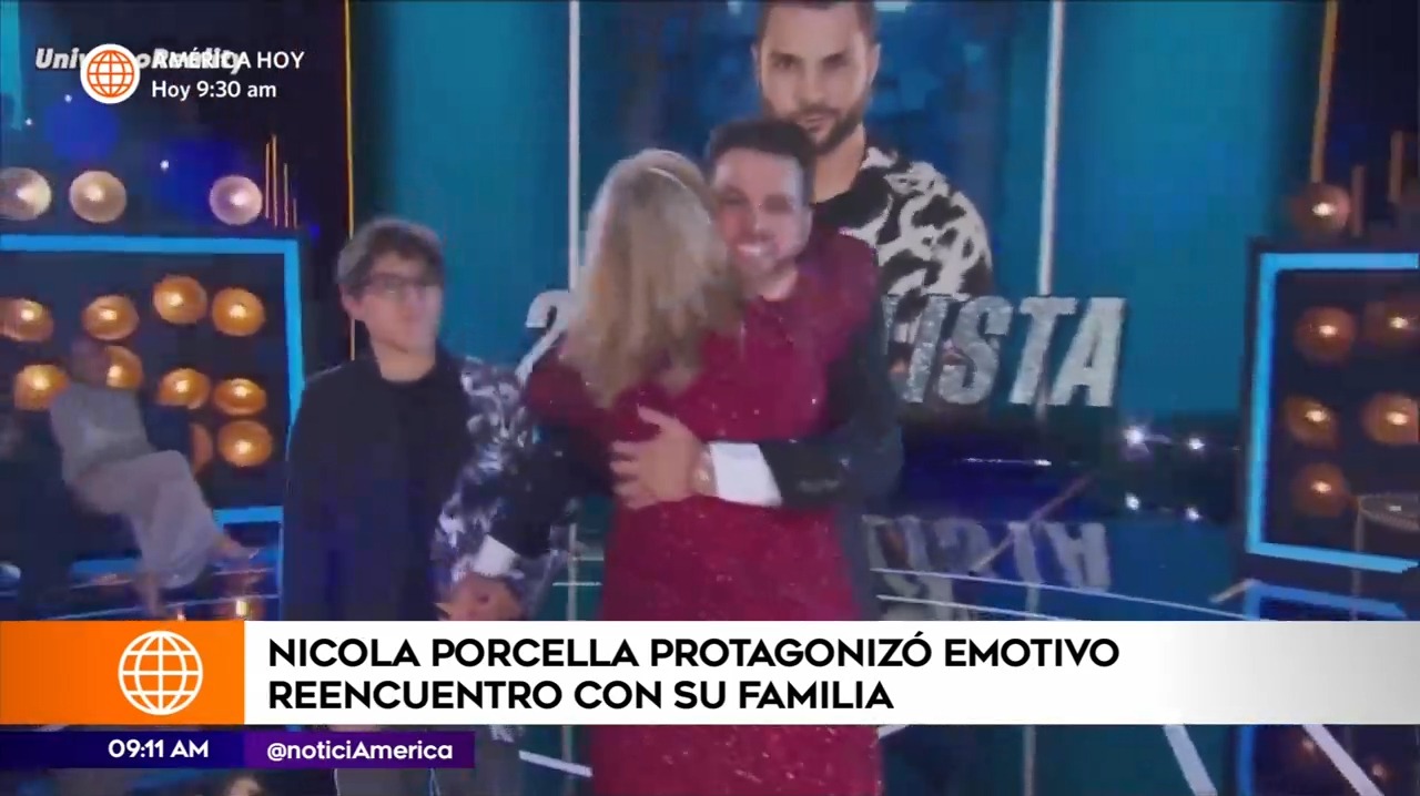 Nicola Porcella protagonizó un conmovedor momento con su mamá / Televisa