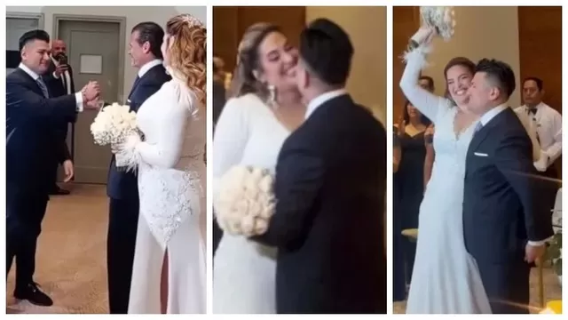 Deyvis Orosco y Cassandra Sánchez se casaron: Así fue su primer baile como esposos