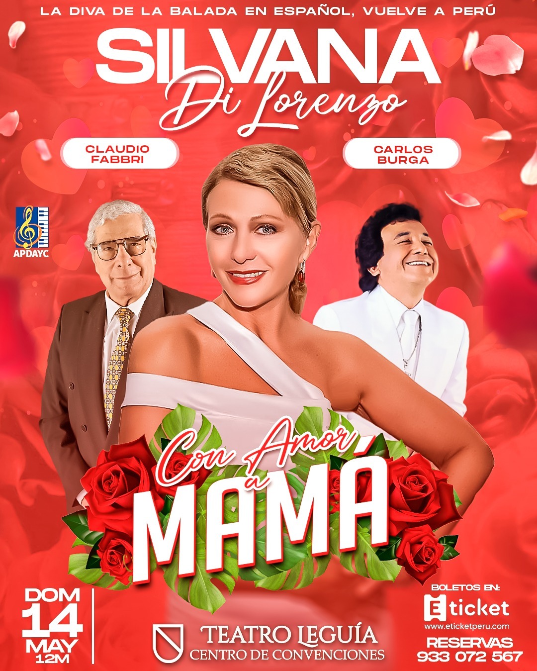 Día de la madre: Cantante Silvana Di Lorenzo ofrecerá concierto en Lima