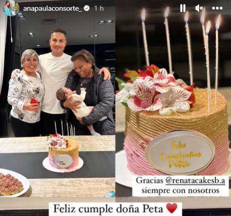 Doña Peta tras conocer a hijo de Paolo Guerrero: “El mejor regalo ha sido mi nieto”