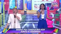 EEG: María Pía reaparece y tiene tenso enfrentamiento con Johanna San Miguel 