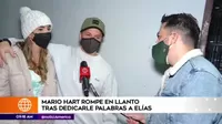 EEG: Mario Hart lloró al dedicarle unas palabras a Elías Montalvo