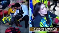 EEG: Rosángela Espinoza rompió en llanto tras sufrir fuerte lesión durante la competencia