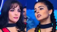 EEG: Rosángela Espinoza sufrió percance mientras competía con Luciana Fuster
