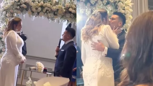 El emotivo discurso de Deyvis Orosco para Cassandra Sánchez durante su matrimonio