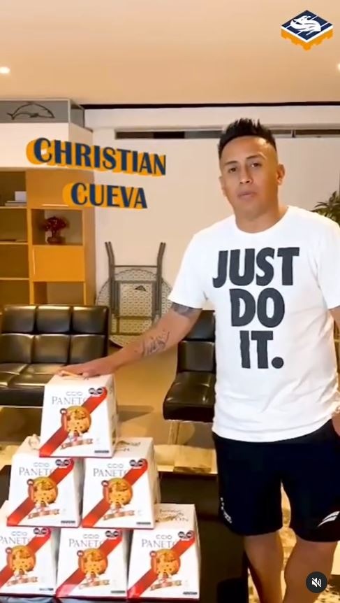 Christian Cueva inició la venta de panetones con su nombre en el año 2021/foto: Instagram