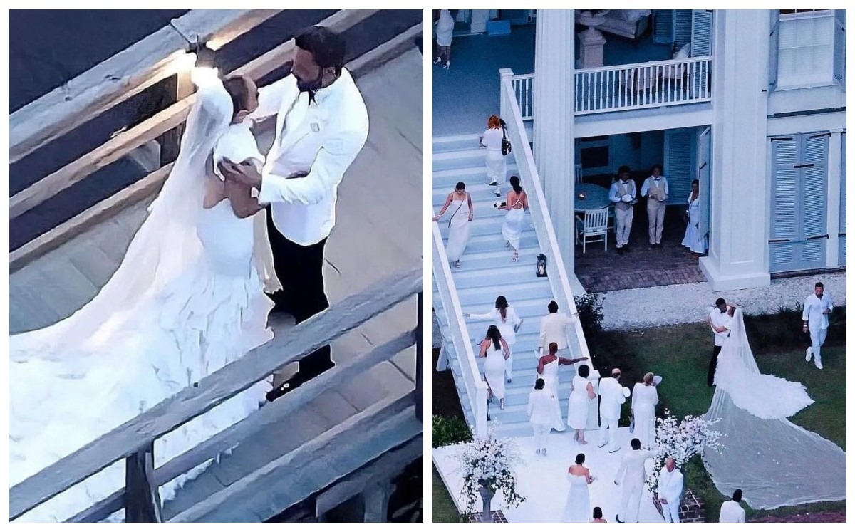 Jennifer Lopez y Ben Affleck se casaron un 21 de agosto del 2022 en la residencia del actor en Giorgia/ Foto: Marca.com