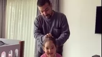 Ezio Oliva emociona a sus fanáticos con video junto a su hija Antonia 