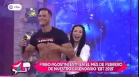 Fabio Agostini reapareció tras ruptura y coqueteó con Paola Ruíz en vivo