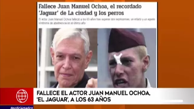 Falleció el actor Juan Manuel Ochoa, el “Jaguar” de la cinta “La ciudad y los perros”