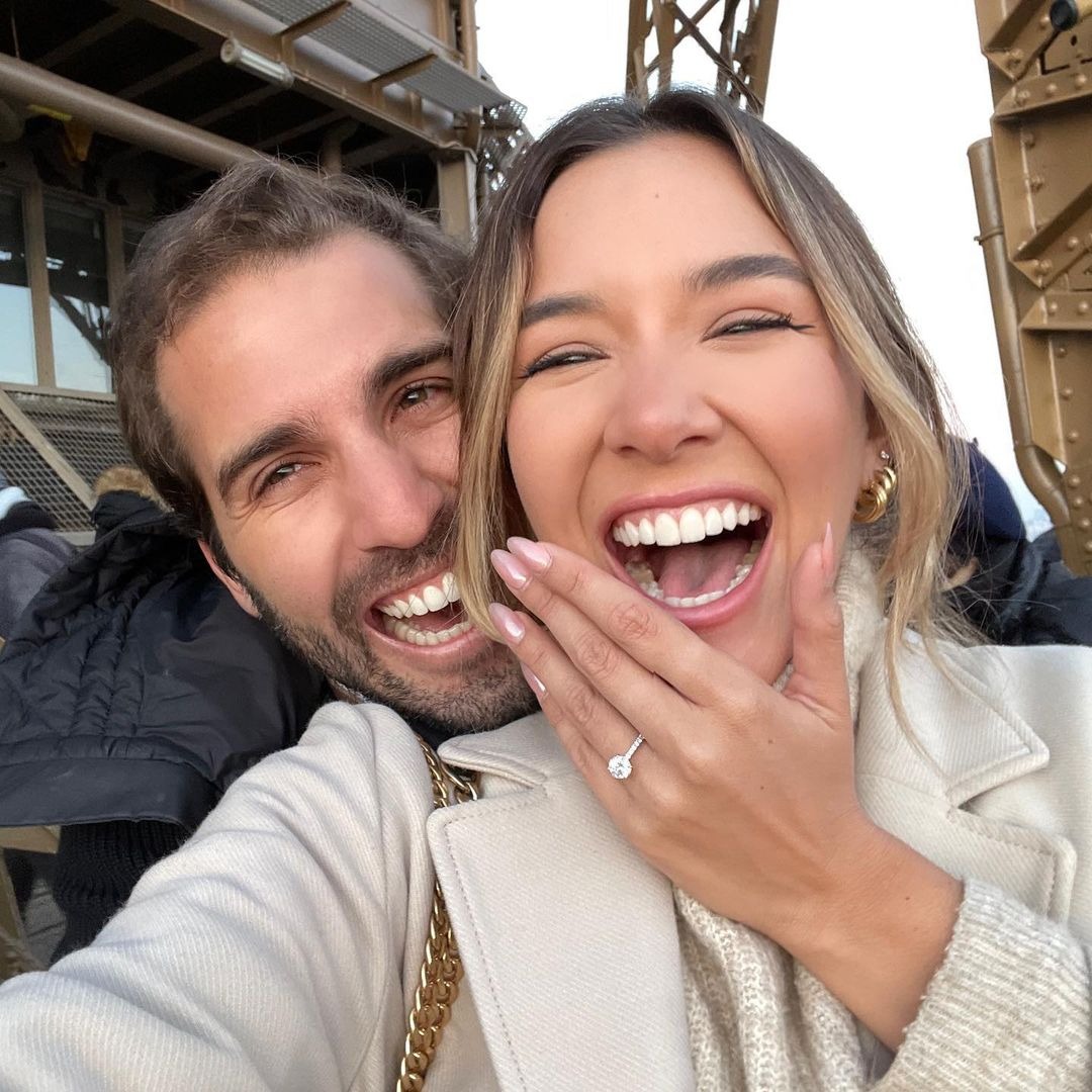 Alessandra Fuller y Francesco Balbi se comprometieron el 17 de febrero de este año de París, Francia/ Foto: IG Alessandra Fuller