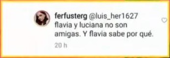 Fernanda Fuster: "Flavia Laos y Luciana no son amigas y ella sabe por qué"