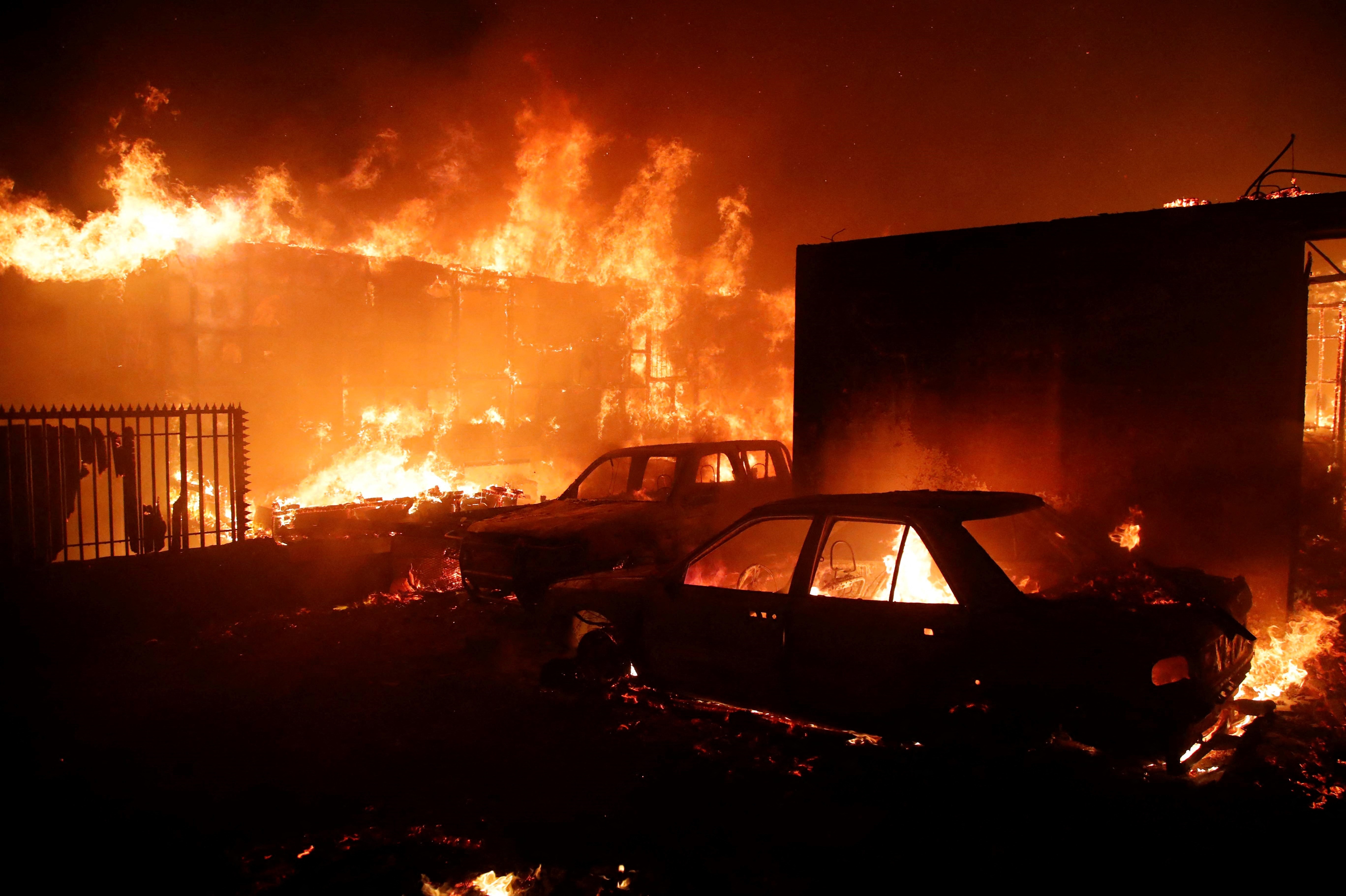 Viña del Mar es una de las localidades más afectadas por incendios en Chile, que han cobrado la vida de al menos 123 personas. Fuente: AFP