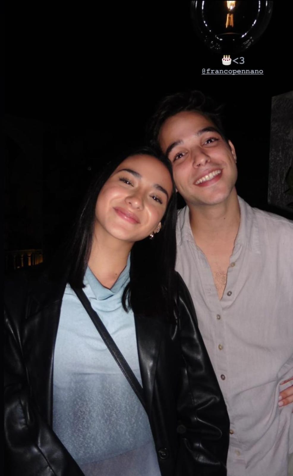 Franco Pennano y Daniela Zevallos en octubre 2023. Fuente: Instagram