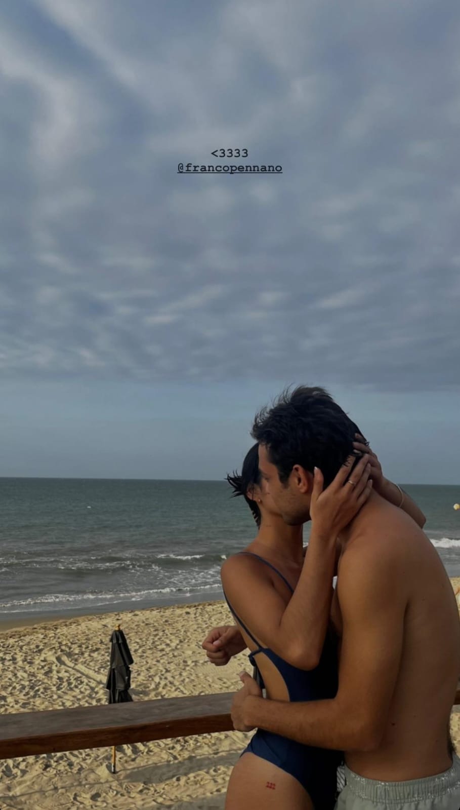 Daniela Zevallos y Franco Pennano oficiliazaron romance en diciembre 2023. Fuente: Instagram