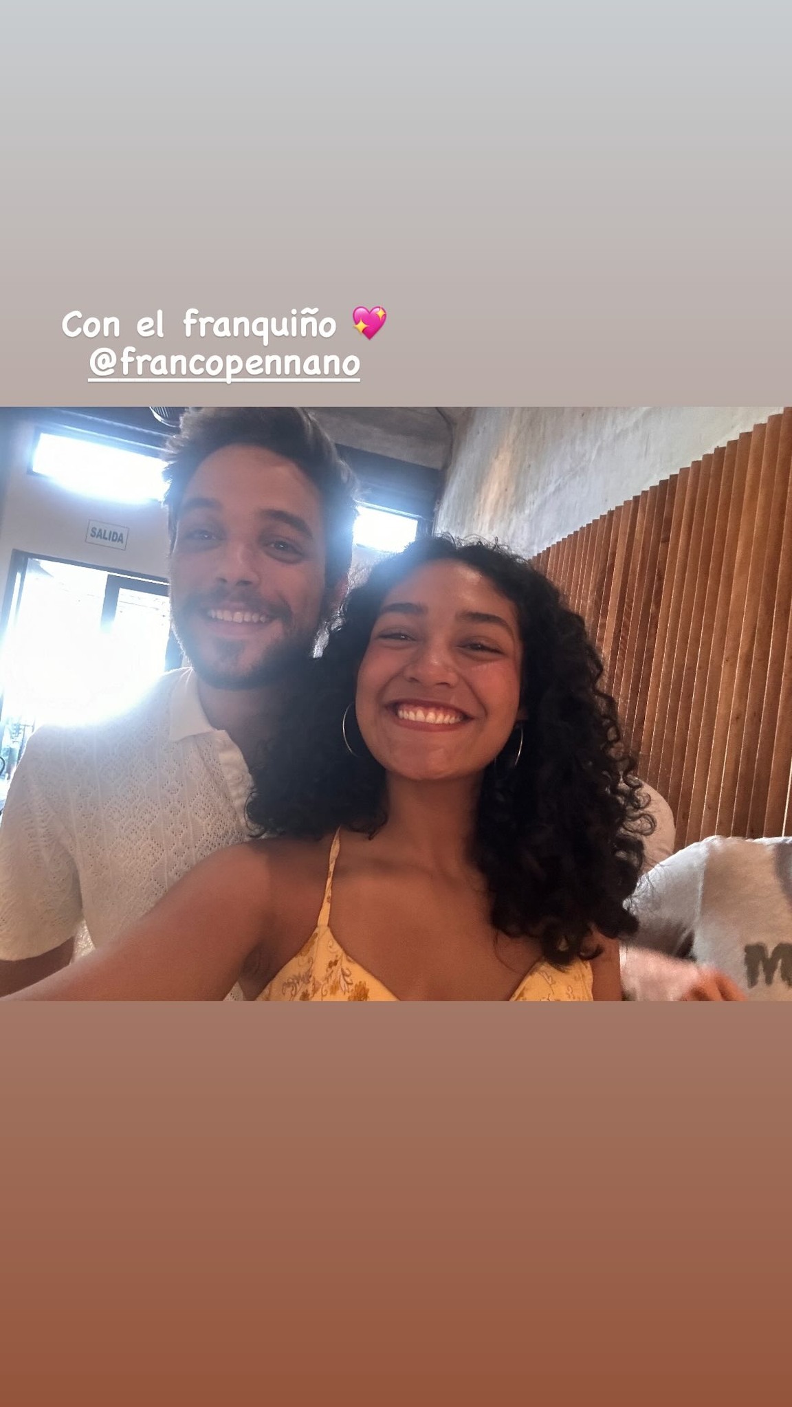 Franco Pennano estrenó nuevo look en reencuentro con Guadalupe Farfán. Fuente: Instagram