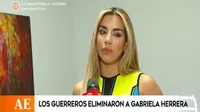Gabriela Herrera se quebró detrás de cámaras luego de su eliminación de EEG