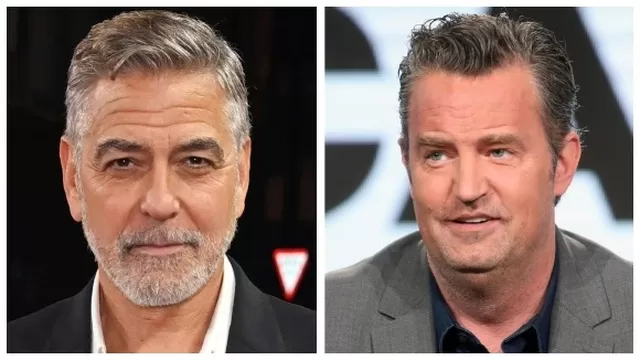 George Clooney reveló que Matthew Perry no fue feliz en sus años en ‘Friends’. Fuente: AFP