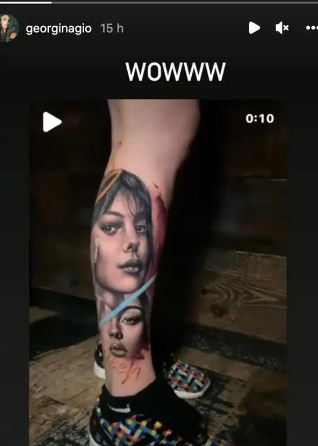 Georgina Rodríguez: Este es el tatuaje que le dedicó uno de sus fans