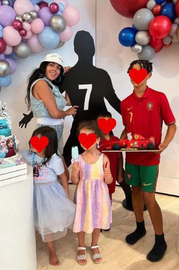 Georgina Rodríguez y la divertida fiesta que organizó para los mellizos de Cristiano Ronaldo