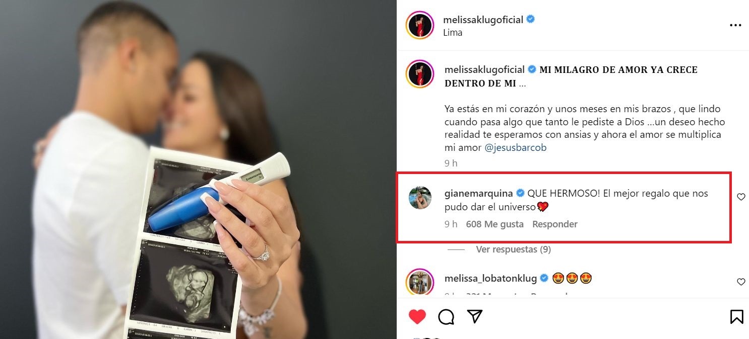 Gianella Marquina y su mensaje para Melissa Klug tras anunciar su embarazo ¿Y Samahara Lobatón?