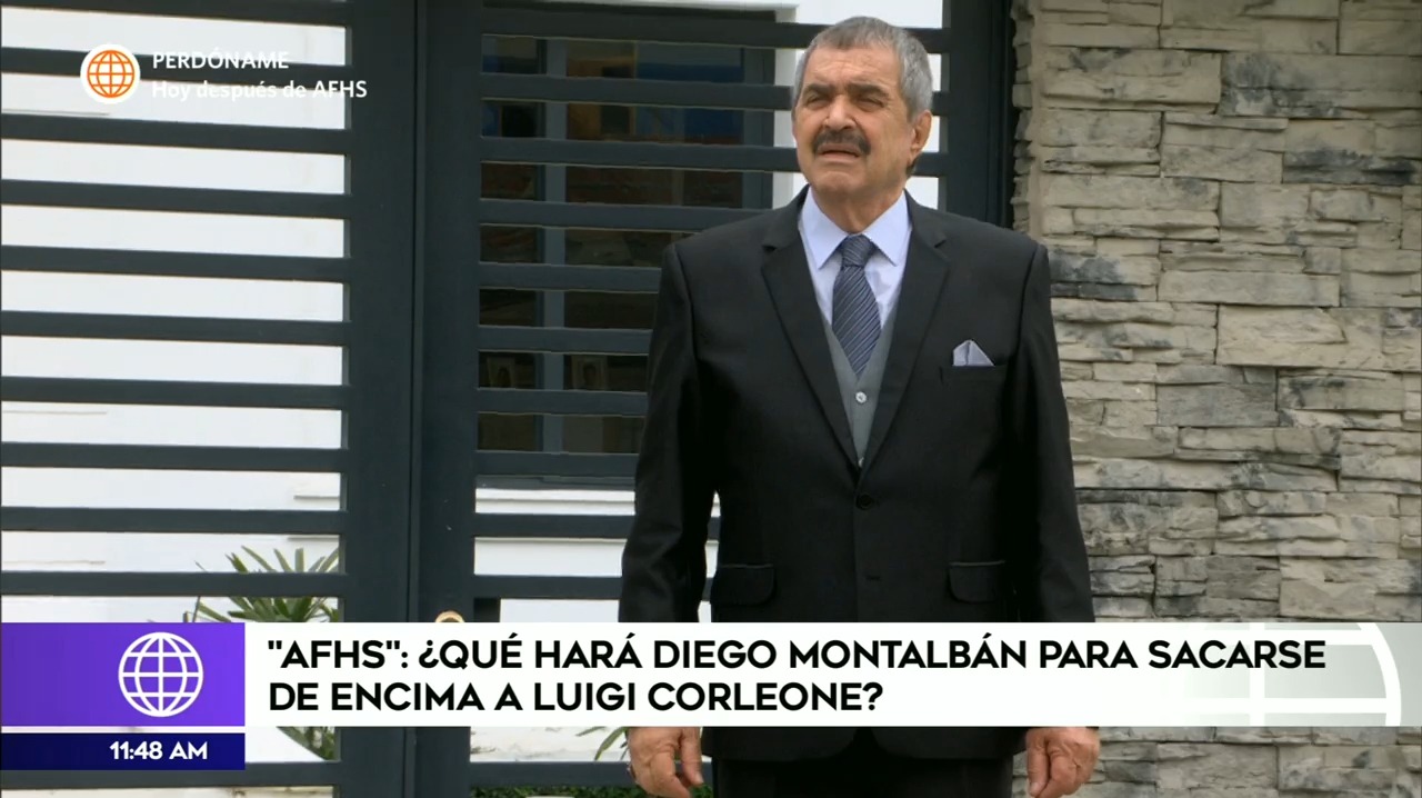 ¿Qué hará Diego Montalbán para sacarse de encima a Luigi Corleone? Foto: Más Espectáculos