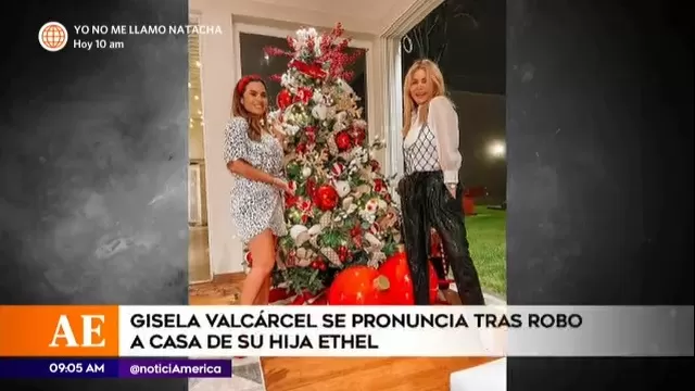 Gisela Valcárcel indignada tras enterarse del robo en la casa de su hija Ethel Pozo