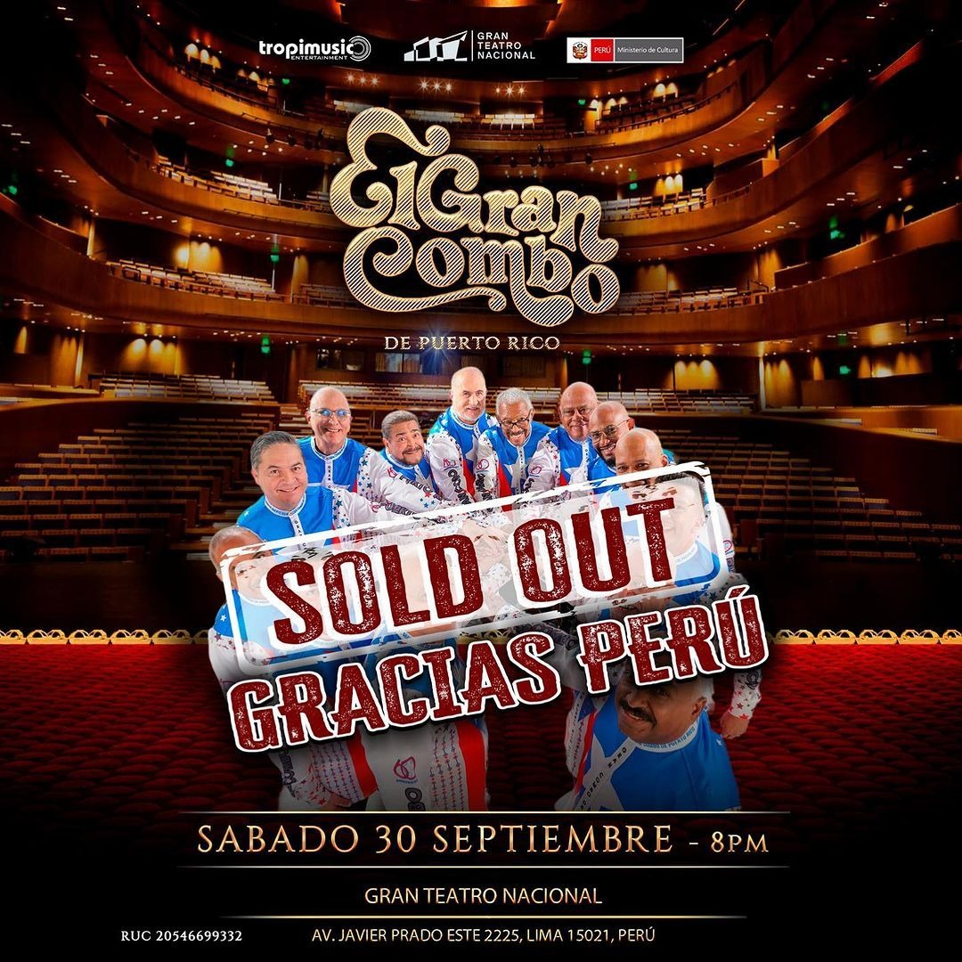 El Gran Combo hace sold out en Lima / Instagram