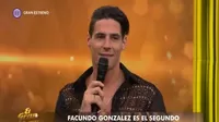 El Gran Show: Así fue la presentación de Facundo González al reality