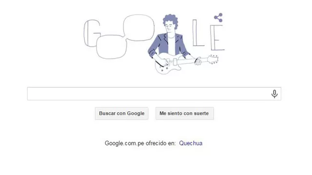 Gustavo Cerati: Google le dedicó un doodle al músico argentino