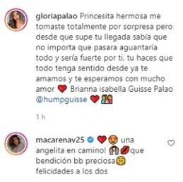Hermana de Said Palao anunció su embarazo y Macarena Vélez le dedicó tierno mensaje