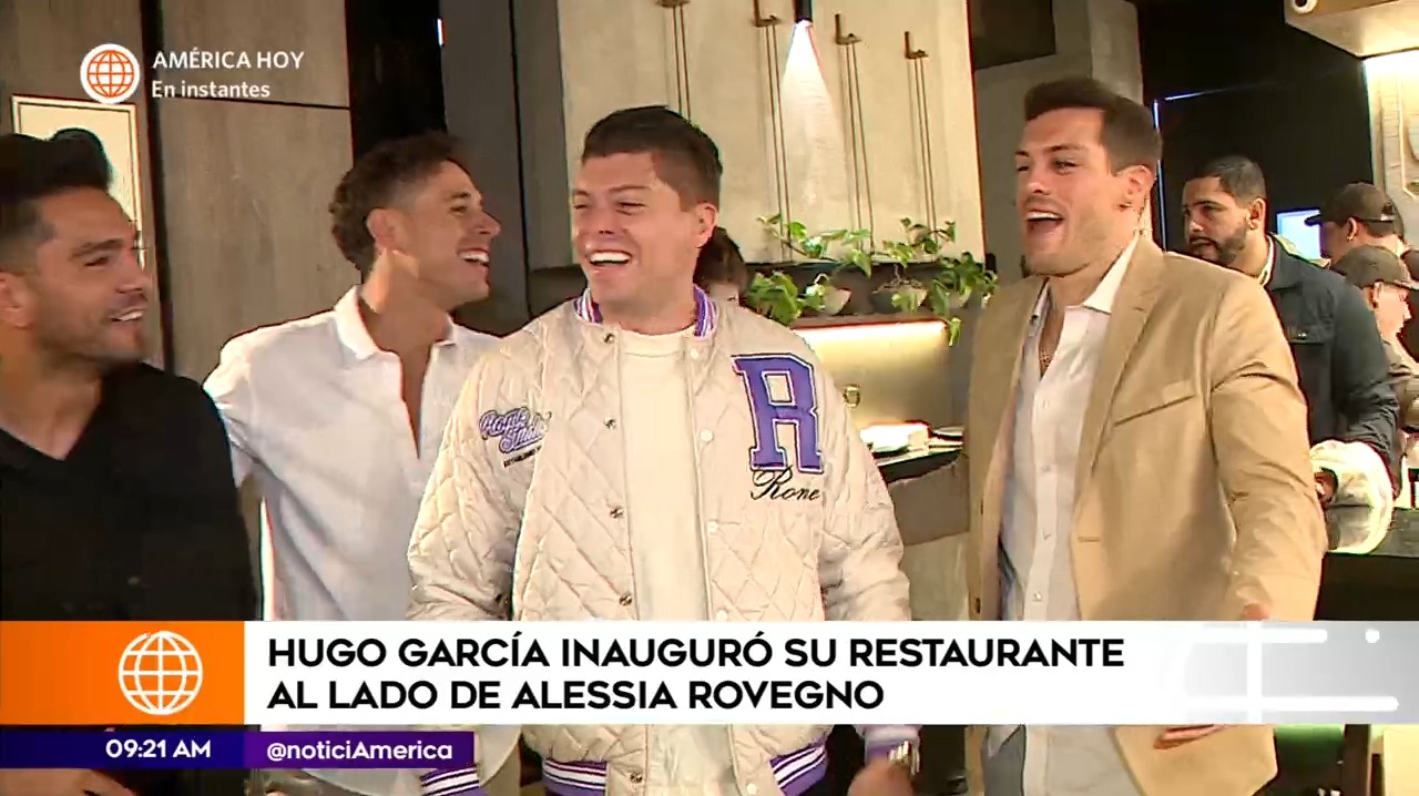 Los invitados a la inauguración del restaurante de Hugo García / América Espectáculos 