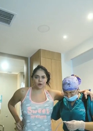 Natalia Segura, pareja de Ignacio Baladan, contó a detalle cómo fue la operación a la que se sometió/ Foto: Instagram