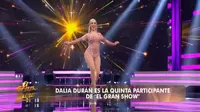 El ingreso triunfal de Dalia Durán a El Gran Show 