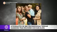 Integrantes de RBD enternecen en redes con fotografía junto a sus hijos
