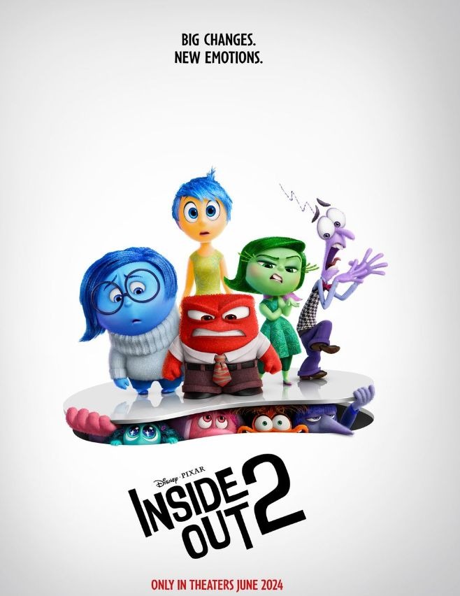 Afiche de 'Intensamente 2', cuyo estreno será el 14 de junio / Fuente: Disney