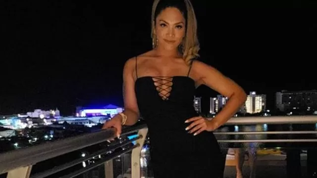 La bailarina viajó a Cancún luego de finalizar su relación de tres años con el cantante Christian Domínguez 