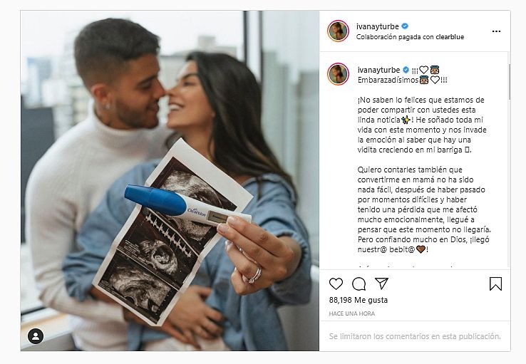 Ivana Yturbe y Beto da Silva confirman que serán padres con tierna imagen de su bebé