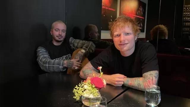 J Balvin y Ed Sheeran confirmaron que grabarán juntos en dos temas musicales