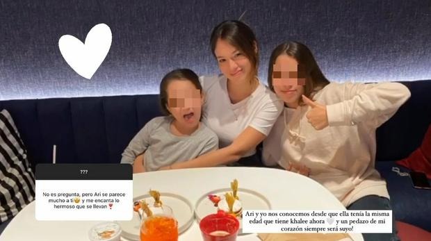 Jazmín Pinedo se reencuentra con la hija mayor de Gino Assereto y comparte tiernas fotos