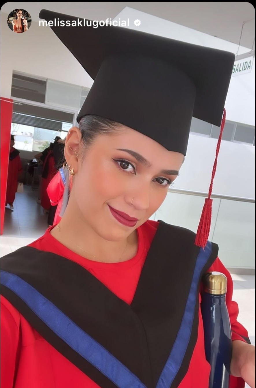 Gianella Marquina, hija mayor de Melissa Klug, se graduó en la universidad/Foto: Instagram
